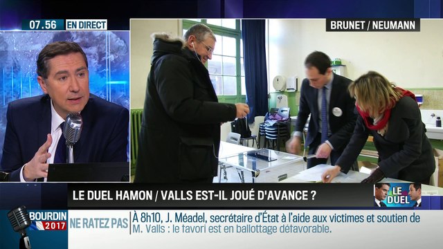 Brunet & Neumann: Le duel Hamon/Valls est-il joué d'avance ? - 23/01