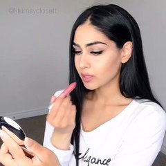 Enlever une tâche de rouge à lèvres by @klumsyclosett