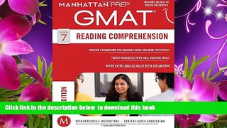 FREE [DOWNLOAD] GMAT Reading Comprehension (Manhattan Prep GMAT Strategy Guides) Manhattan Prep