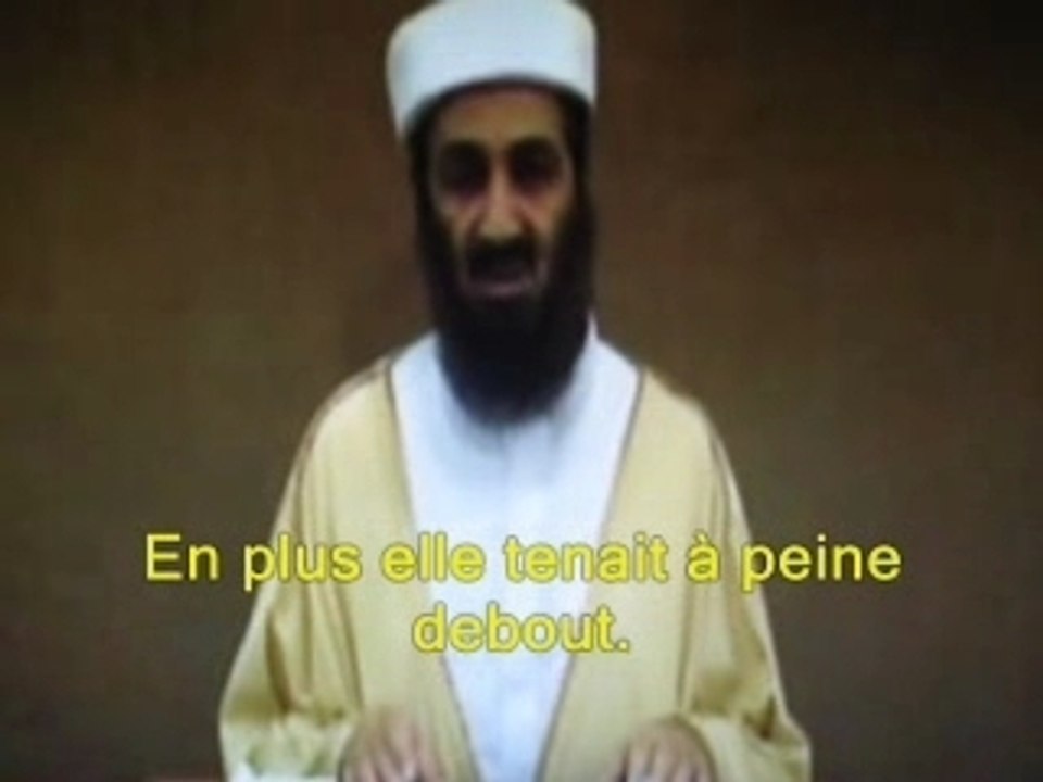 Dernière vidéo de Ben Laden