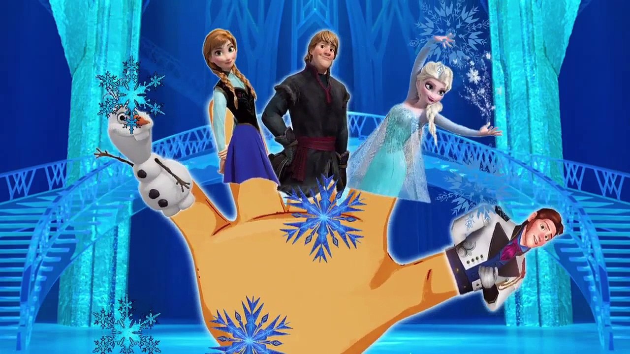 Finger Family FROZEN Song Frozen Elsa Anna Olaf Nursery Rhymes for Kids Children Cookie Tv Video