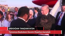 Cumhurbaşkanı Erdoğan Tanzanya'da böyle karşılandı