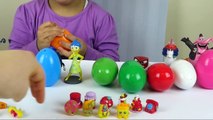 Learn Colors with Disney Pixar Inside Out Toys and Surprise Eggs, Shopkins