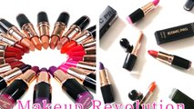 Makeup Revolution Iconic Pro Lipsticks | Swatches & Review
