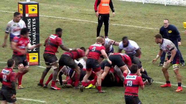 Résumé Aurillac / Oyonnax - 18ème journée ProD2