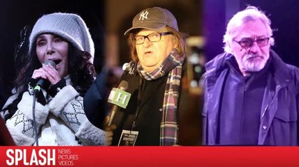 Diese Promis lassen den NYC Anti-Trump Protest spaßig aussehen
