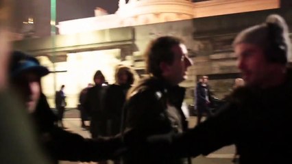 Altercation entre Cyrille Eldin et une équipe de Quotidien au QG de Benoît Hamon