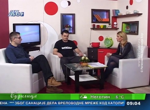 Budilica gostovanje (Zoran Milojević, Damir Petkovski), 23. januar 2017. (RTV Bor)