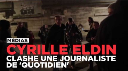 Cyrille Eldin du "Petit Journal" menace une journaliste de "Quotidien"