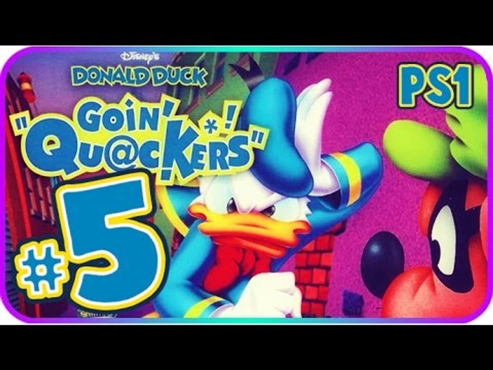 Donald Duck: Quack Attack | Goin' Quackers Walkthrough (PS1) World 2 Level 3 & 4 - 100%