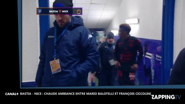 Mario Balotelli insulté par l’entraîneur de Bastia, François Ciccolini, dans les vestiaires (Vidéo)