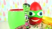 2 Giant Surprise Eggs Teenage Mutant Ninja Turtles Mashems TMNT PlayDoh Avengers Candy Kids Fun Toys