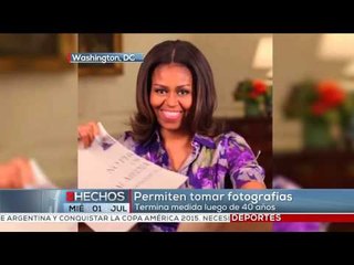 Permiten tomar fotos de la Casa Blanca