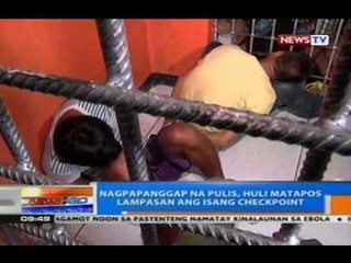 NTG: Nagpanggap na pulis, huli matapos lampasan ang isang checkpoint sa QC