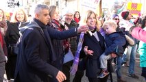 Mayor of London at Women's March against Trump