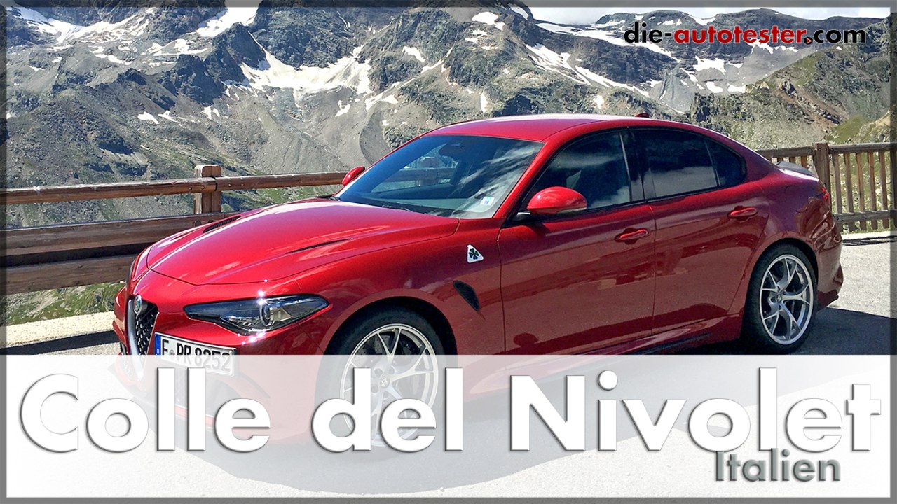 Colle de Nivolet im Alfa Romeo Giulia QV | DSS | Deutsch – Die schönsten Straßen