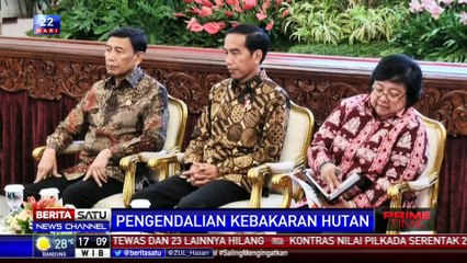 Jokowi Sebut Kerugian Akibat Karhutla Capai Rp 220 T