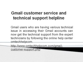 Gmail Customer Support Help Center