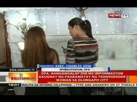 BT: DFA, nangangalap din ng impormasyon kaugnay ng pagkamatay ng transgender woman