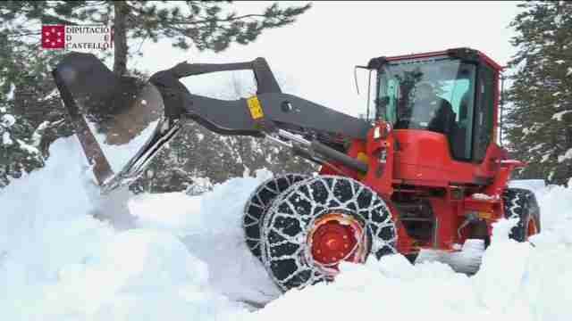Despejados todos los accesos a los pueblos de Castellón, excepto el de Fuente la Reina