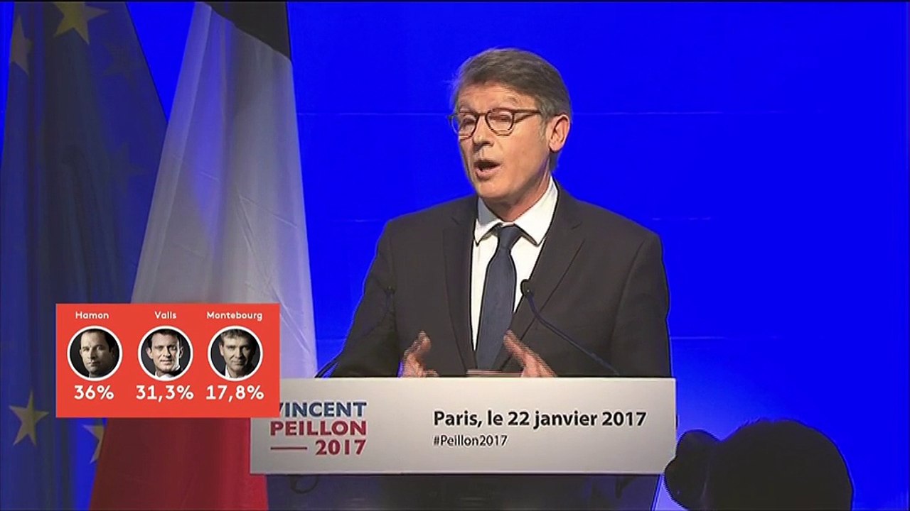 Primaire de la gauche : Peillon appelle les électeurs à "amplifier leur vote" au second tour, sans donner de consigne