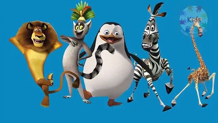 Madagascar finger family | 3d cartoon nursery rhymes for children | finger family rhymes for kids