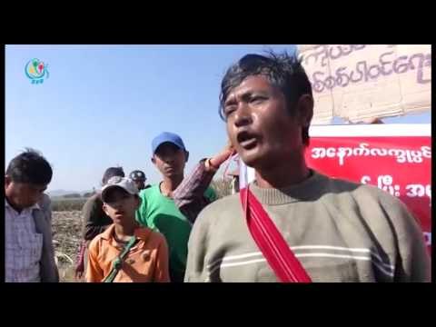 DVB - သိမ္းဆည္းခံ လယ္ယာေျမမ်ား ျပန္လည္ရရွိေရး ေတာင္သူေတြ ဆႏၵျပ