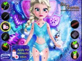 Травмы Эльза замороженные принцессы Диснея игры для девочек полные детей HD видео