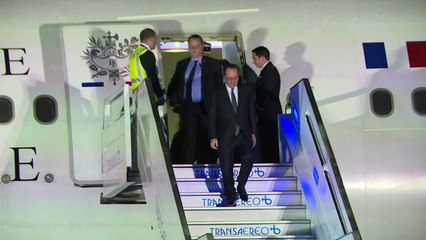 Hollande em visita oficial à Colômbia