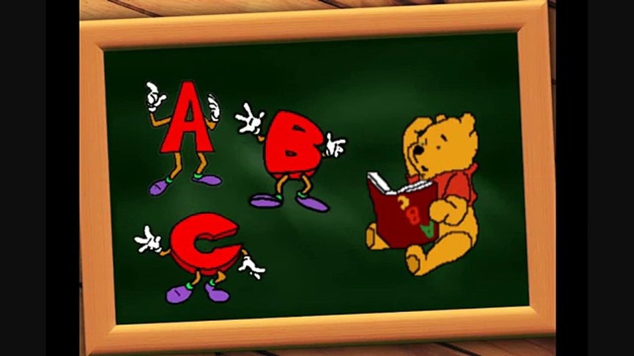 alfabeto italiano per bambini - canzone dell abc per bimbi - scuola divertente - winnie the pooh