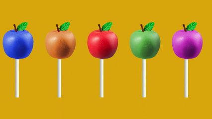 Apple Lollipop Finger Family Nursery Rhyme Super Simple Song for Kids