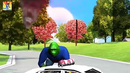 Green Gorilla Finger Family Cartoons for Children and more | Superhero Animals cartoons