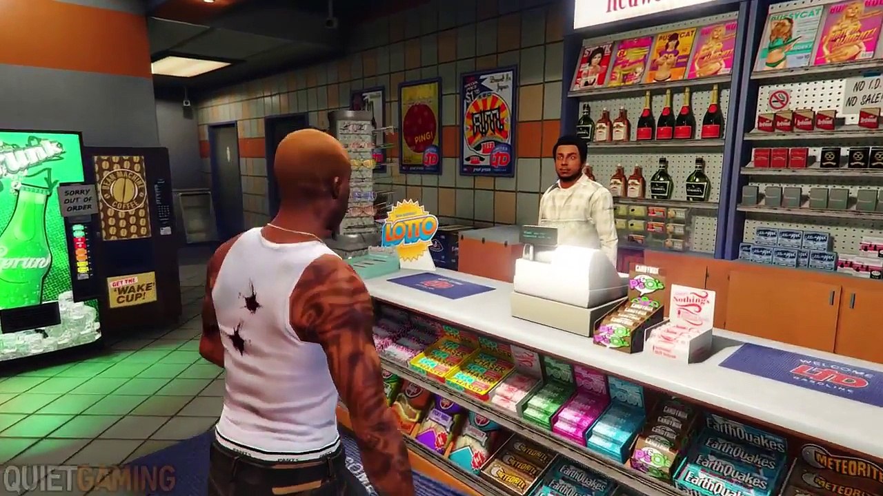 Gta 5 видео №42 ограбление полицейского и удар по шее