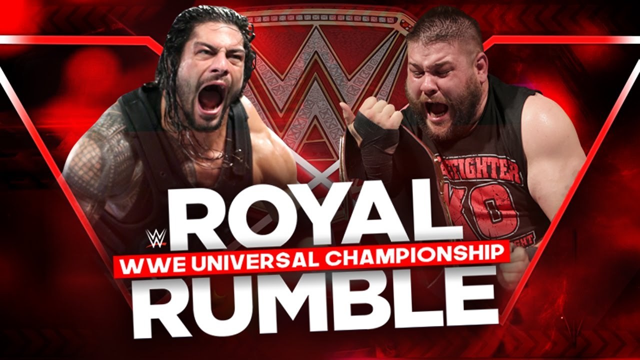 WWE Royal Rumble 2017 Reigns vs. Owens