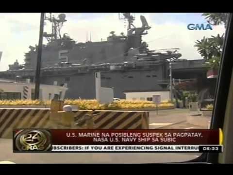 24 Oras: U.S. Embassy: Isang U.S. Marine, posibleng suspek sa pagpatay sa transgender