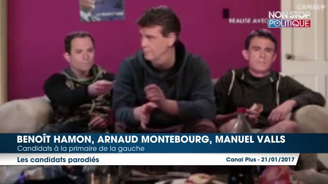 Manuel Valls, Benoît Hamon et Arnaud Montebourg fument un joint : Canal Plus se moque des candidats