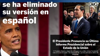 Trump cierra la web en español de la Casa Blanca