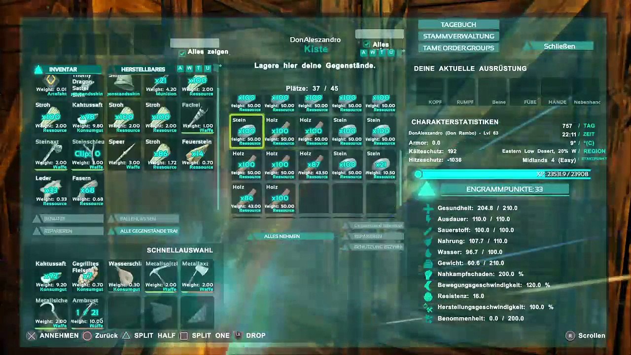 DonAleszandro ARK Survival Evolved : ««-Hausbau mit Don Rambo und seinen Überlebenswille-»» (789)