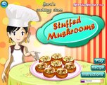 Готовим фаршированные грибы! Игры для девочек! Развивающие игры про кухню! Детские рецепты!