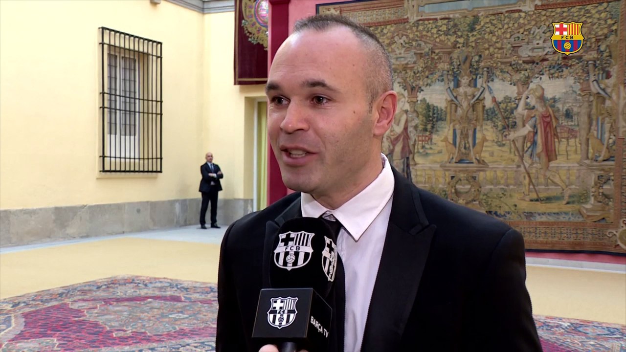 Andrés Iniesta recoge el Premio Reina Sofía