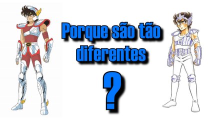 Diferenças das armaduras do Mangá vs Anime