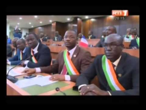 RTI - Séance de travail du chef du parlement français avec son homologue Guillaume Soro