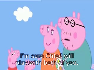 Peppa Pig My Cousin Chloe with subtitles