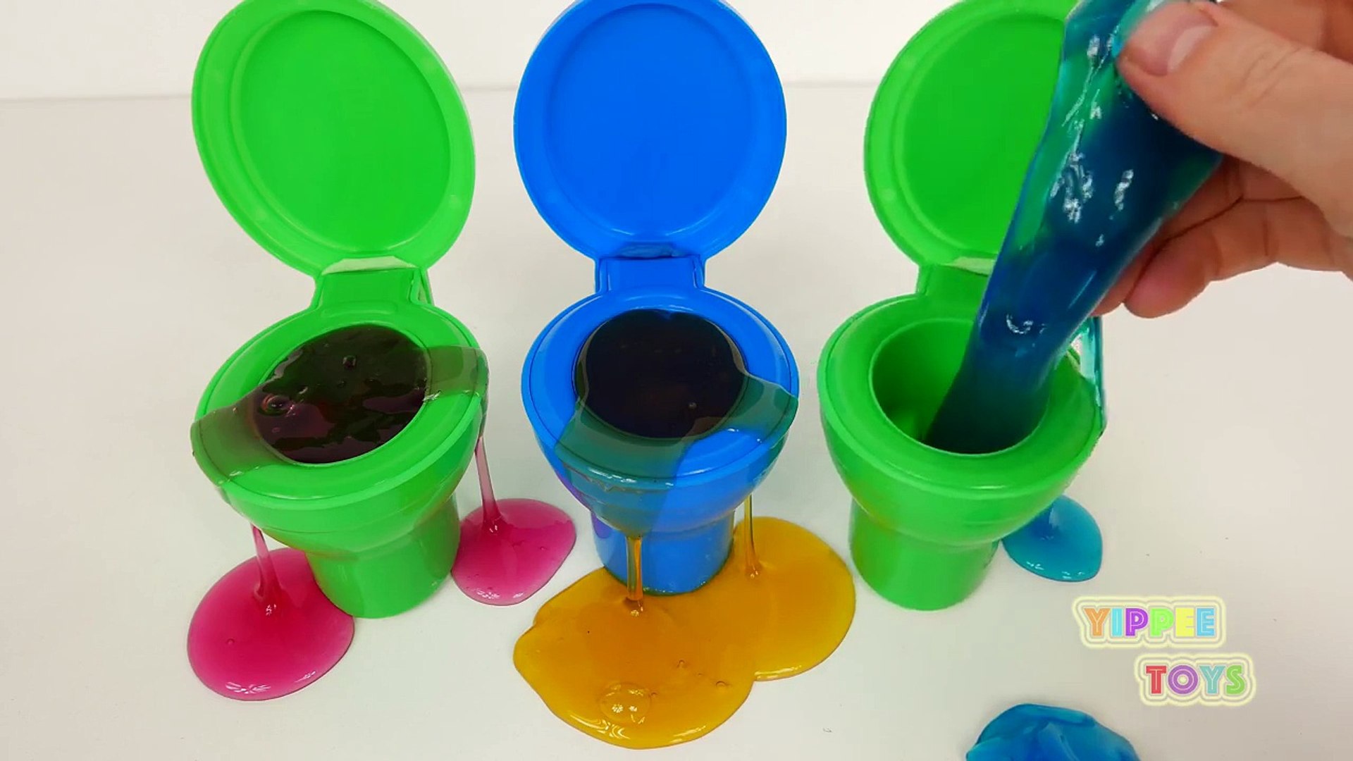 ⁣TOILET SLIME Surprise Toys for Children The Ugglys Pet Shop Shopkins Spiderman