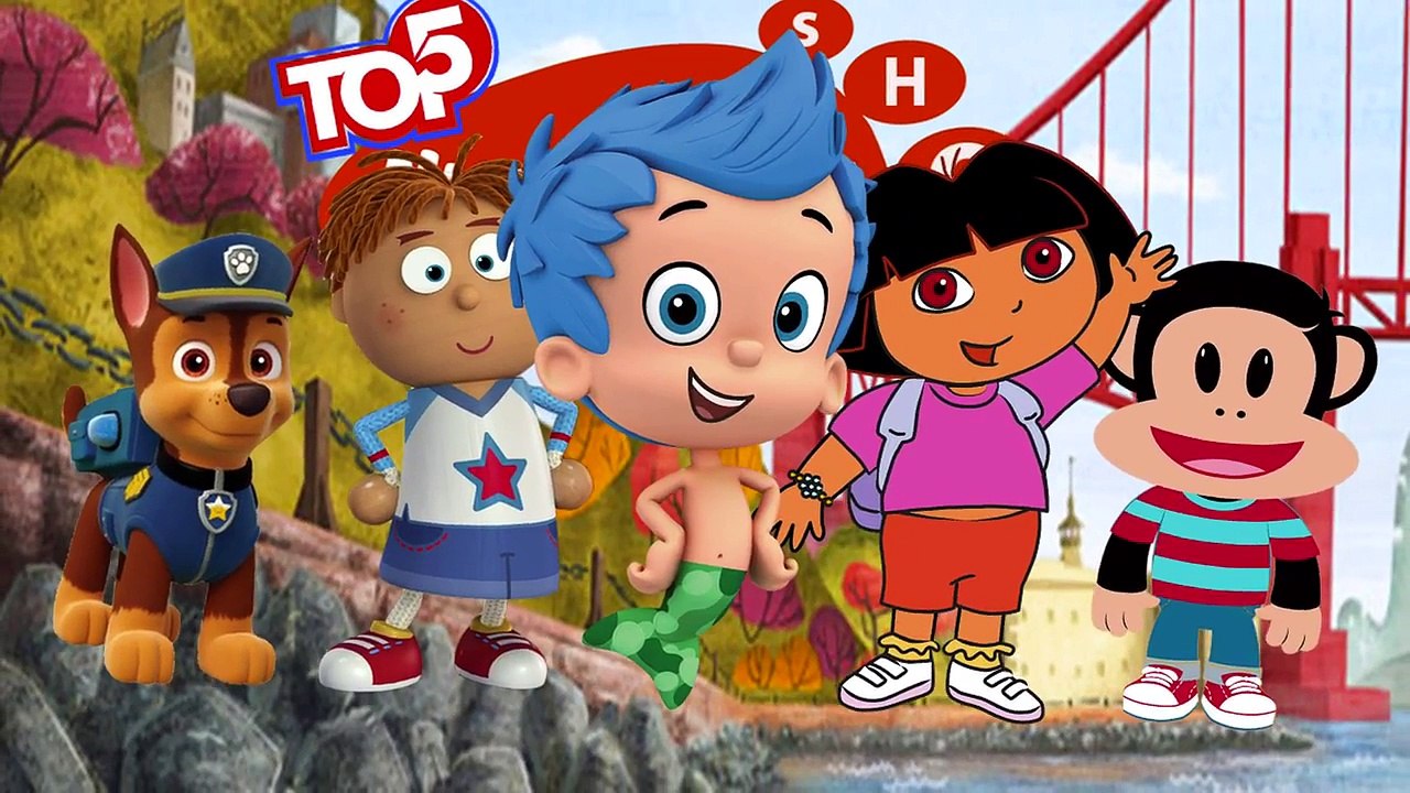 Top 5 Nickelodeon Kids Show new Finger Family | Nursery Rhyme for Children | 4K Video