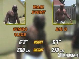 Kimbo slice vs big d