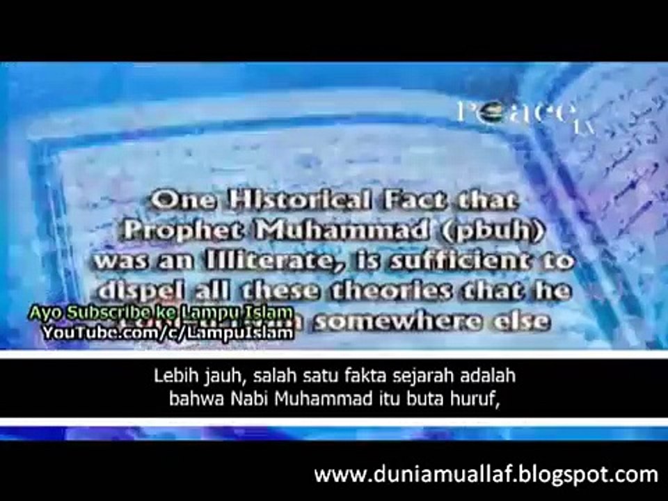 [5] APAKAH AL QUR'AN KARANGAN MUHAMMAD ? DR. ZAKIR MENJAWAB BERBAGAI FITNAH TENTANG NABI MUHAMMAD & AL QUR'AN