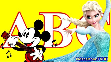 ABC песни для детей Дисней замороженная Музыка для детей Детское обучение песни 1 час
