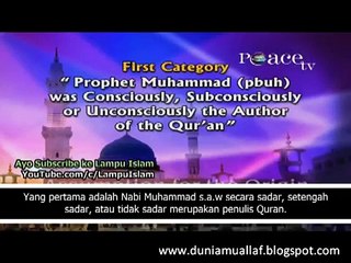 [7] Apakah NABI MUHAMMAD BERBOHONG TENTANG AL QUR'AN ? *Dr. Zakir Naik Menjawab Fitnah Orientalis