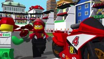 Cartoon about Game LEGO Police. Police Car. Fire Truck. Cartoon about LEGO LEGO Game My City